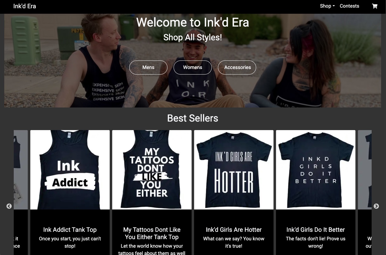 Website poster